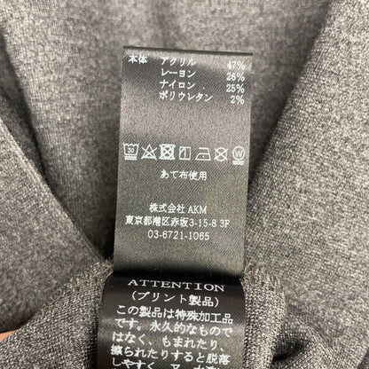 【GOLF】【×Del Piero】GDT012-ARN029 Gray ADP L/S Back Line Polo Long Sleeve Polo Shirt Tops VII Men's