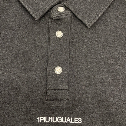 【GOLF】【×Del Piero】GDT012-ARN029 Gray ADP L/S Back Line Polo Long Sleeve Polo Shirt Tops VII Men's