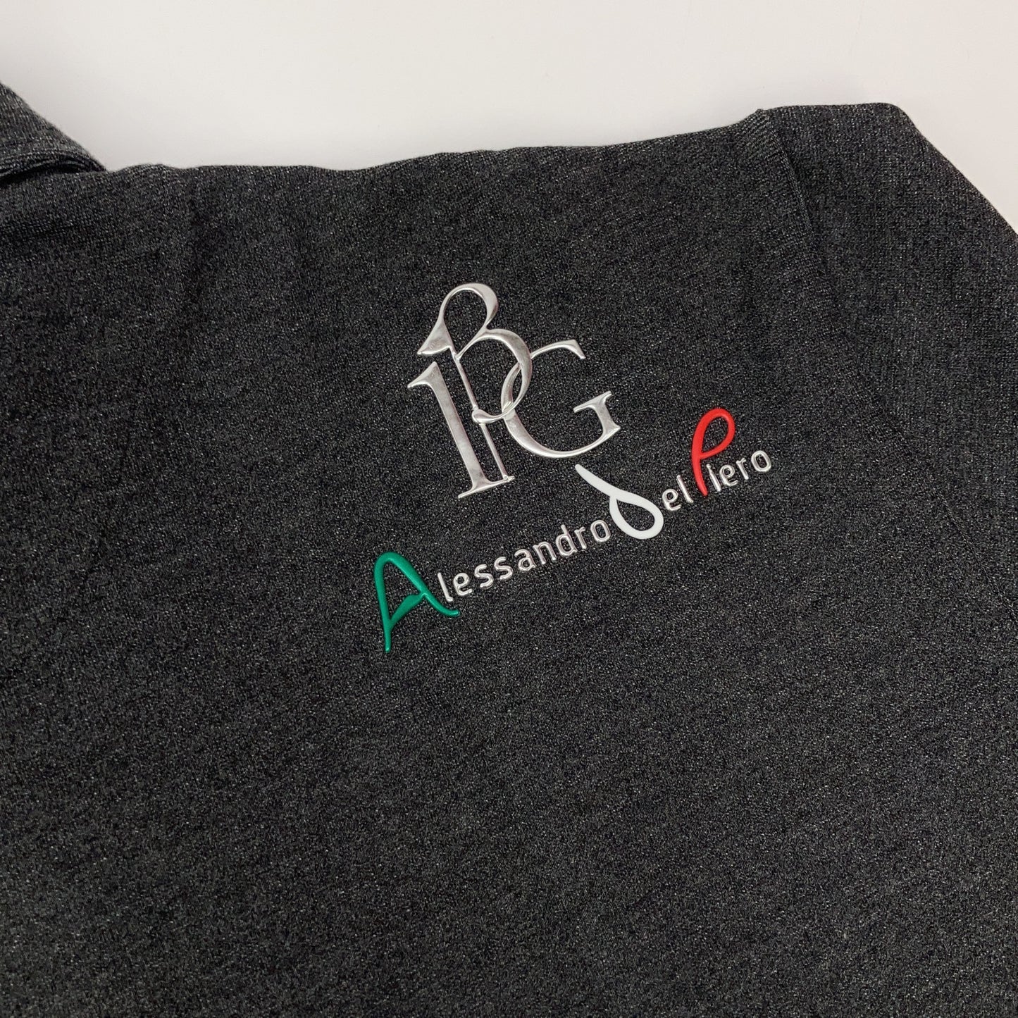 【GOLF】【×Del Piero】GDT012-ARN029 Gray ADP L/S Back Line Polo Long Sleeve Polo Shirt Tops VII Men's