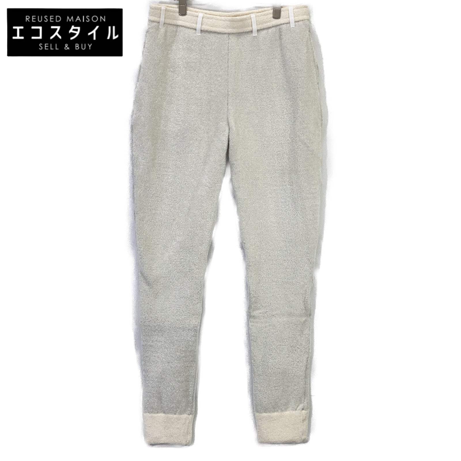 1piu1uguale3 Uno Piu Uno Uguale Tre 【GOLF】【×户贺敬城】GRK058-POE447 白色 SHAGGY RIB PANTS 裤子 下装 VI