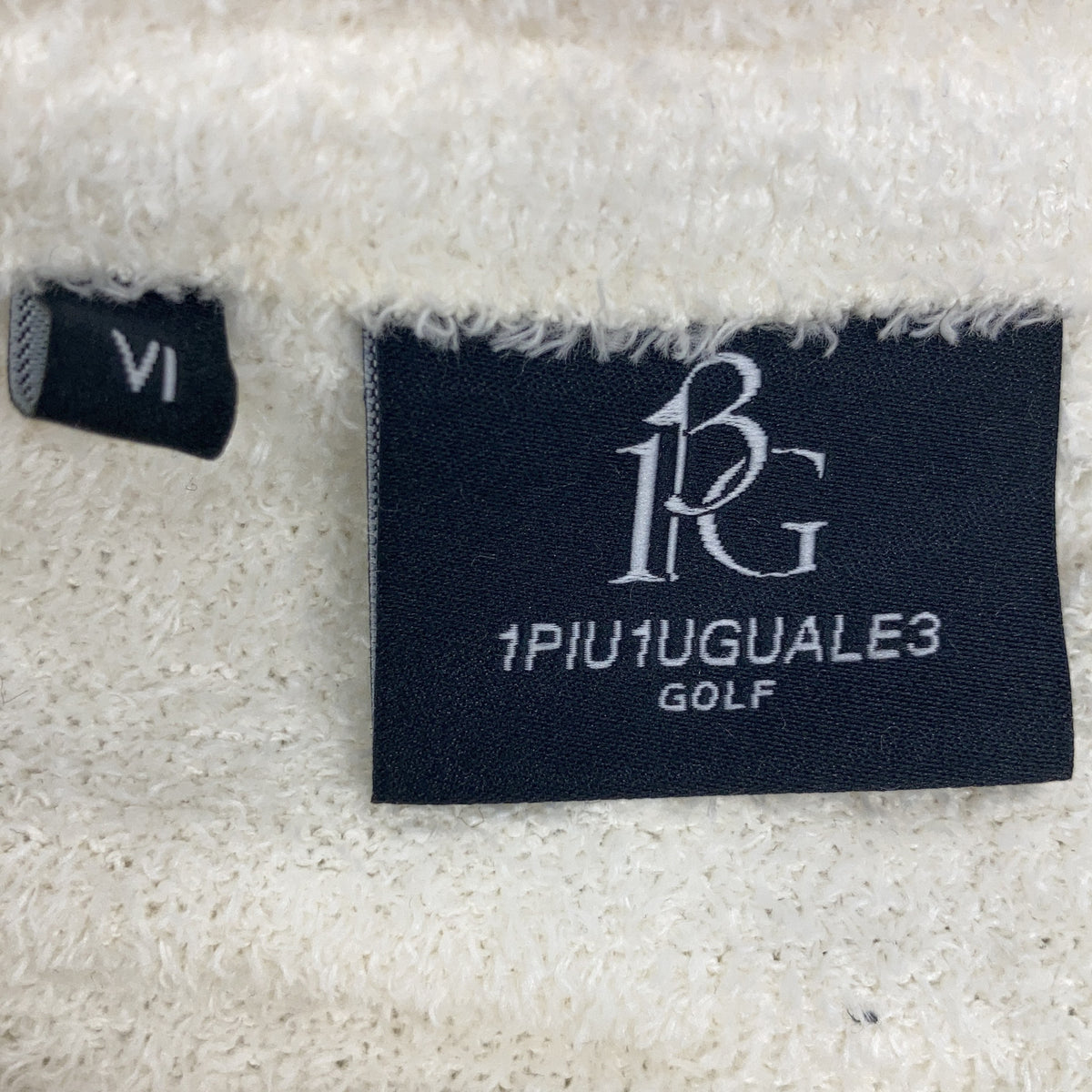 1piu1uguale3 Uno Piu Uno Uguale Tre 【GOLF】【×户贺敬城】GRK058-POE447 白色 SHAGGY RIB PANTS 裤子 下装 VI