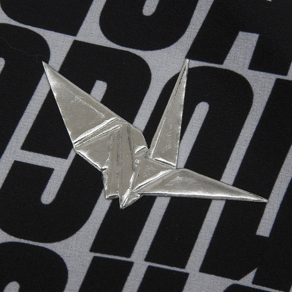 1piu1uguale3 ウノピゥウノウグァーレトレ GOLF L/S POLO DIAGONAL FULL LOGO 総柄 長袖ポロシャツ トップス 白×黒 II GST166-POE438 トップス II