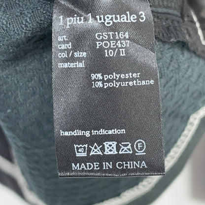 1piu1uguale3 Uno Piu Uno Uguale Tre 【GOLF】GST164-POE437 黑白条纹拼接POLO衫 L/S 弹力长袖POLO衫 上衣 II