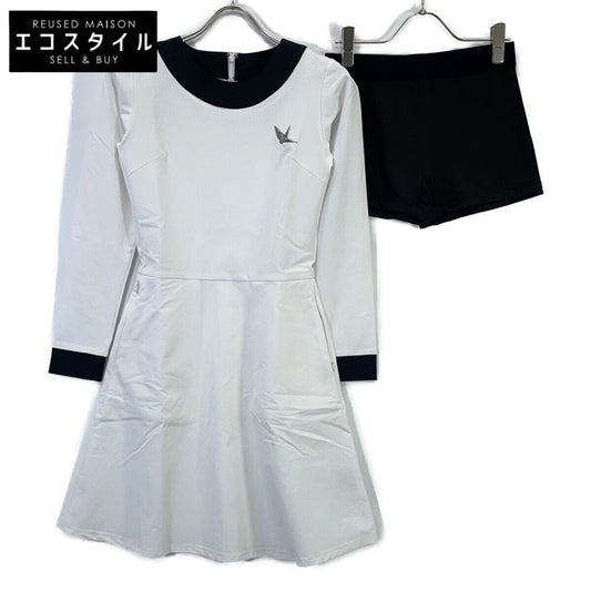 1piu1uguale3 ウノピゥウノウグァーレトレ 【GOLF】GST172-POE437 23AW ﾎﾜｲﾄ HEM COLOR ONEPIECE ﾜﾝﾋﾟｰｽ ワンピース I