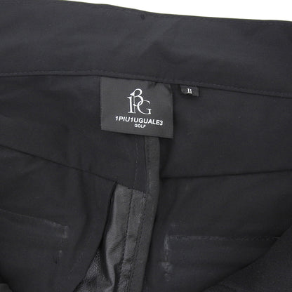 1piu1uguale3 ウノピゥウノウグァーレトレ GOLF BATTING PANTS エンボスロゴ スラックスパンツ ボトムス レディース 黒 II GSP010-POE247 ボトムス II
