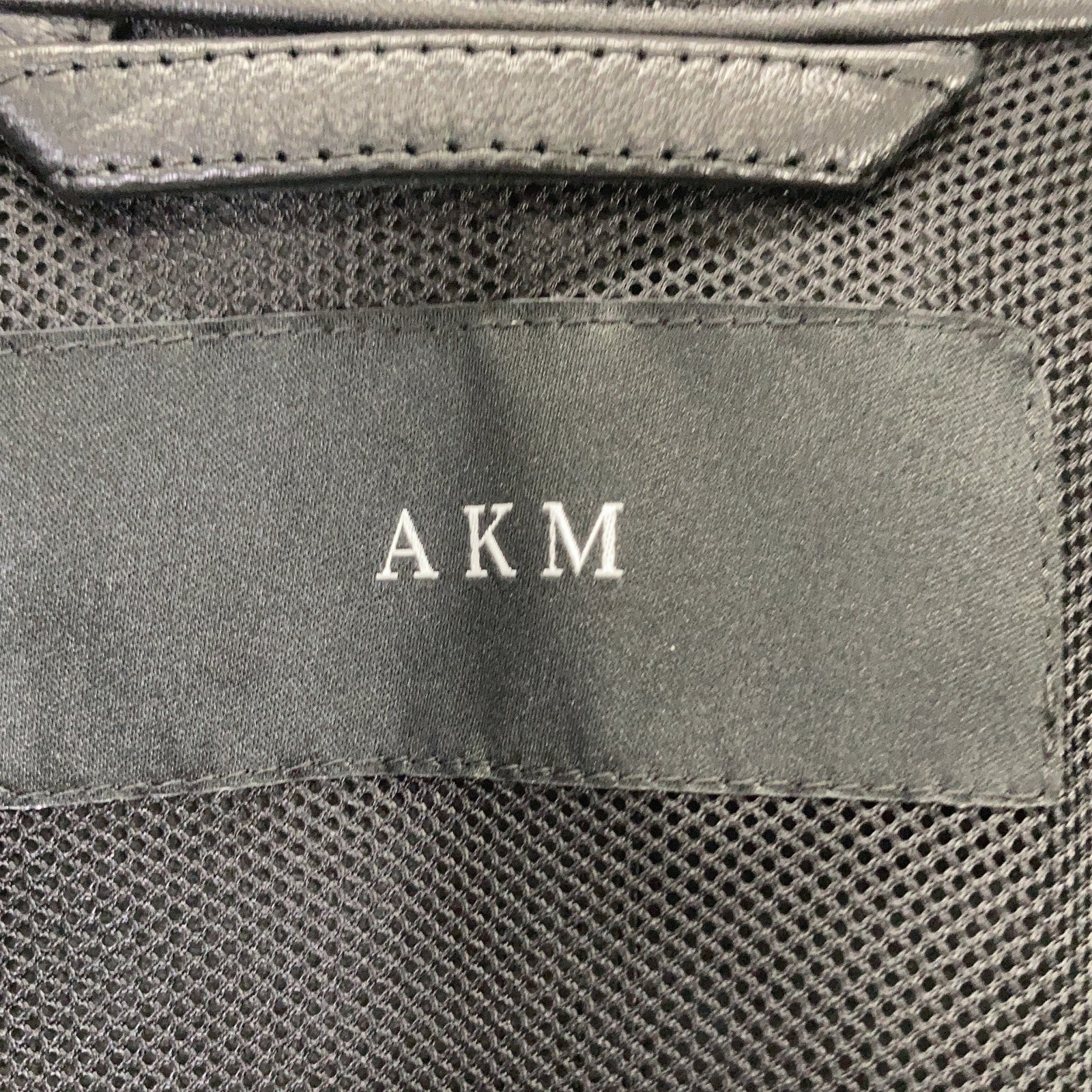 AKM エイケイエム S118 LMB033 21SS ブラック ラムスキン WRINKLE ITALIAN SHIRTS レザーシャツジャケット ジャケット