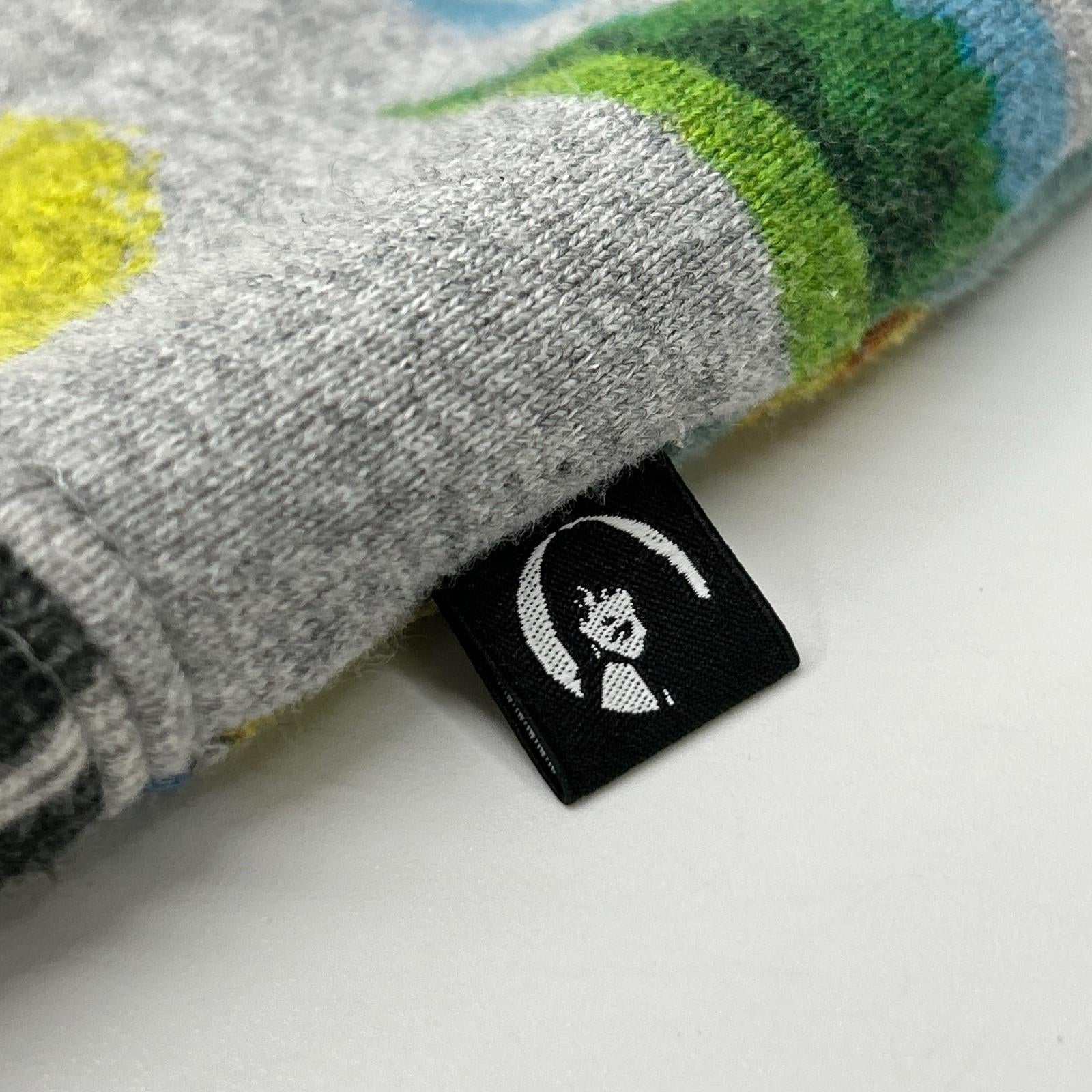 HYSTERIC GLAMOUR ヒステリックグラマー ×WOODY WOODPECKER 0151CS06 グレー コットン 総柄 スウェットプルオーバー トップス