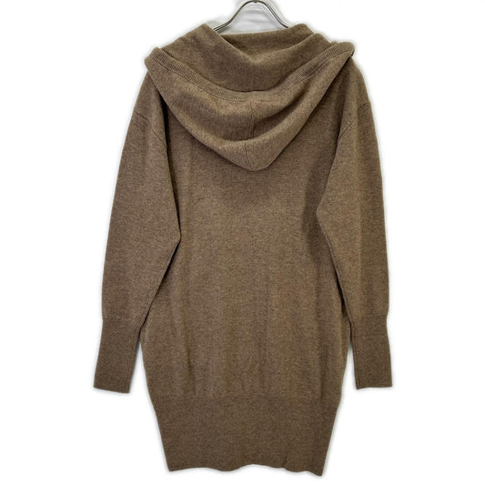 VivienneWestwoodRedLabel ヴィヴィアンウエストウッドレッドレーベル 16-12-192023 ブラウン ウール オーブ刺繍 フーデッドニットカーディガン トップス