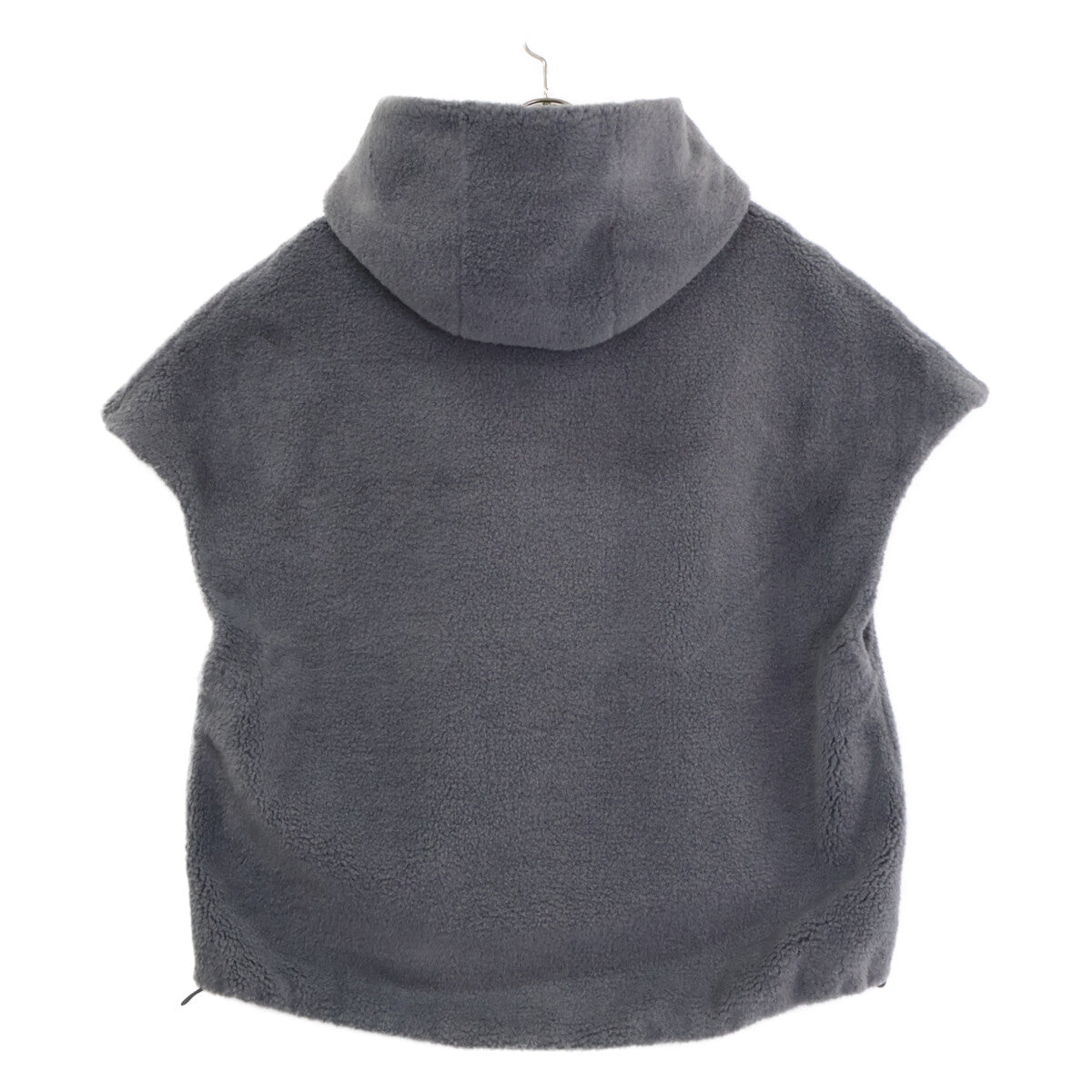 LIGNAGGIO [Beautiful Condition] Zip-Up Faux Fur Hoodie Gilet/Vest
