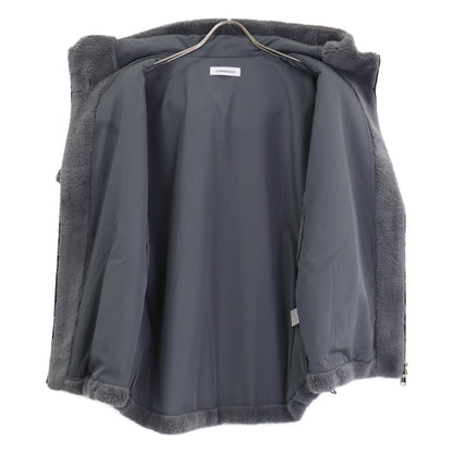 LIGNAGGIO [Beautiful Condition] Zip-Up Faux Fur Hoodie Gilet/Vest