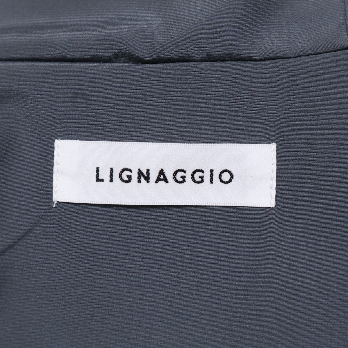 LIGNAGGIO [Beautiful Condition] Zip-Up Faux Fur Hoodie Gilet/Vest