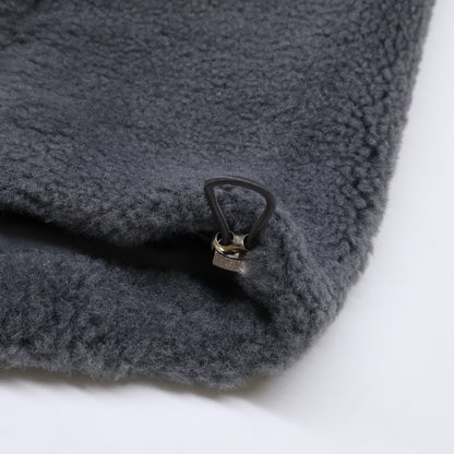 LIGNAGGIO [Beautiful Condition] Zip-Up Faux Fur Hoodie Gilet/Vest
