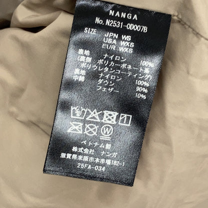 NANGA ナンガ 25AW N2531-0D007B ライトグレー オーロラテックスダウンコート コート