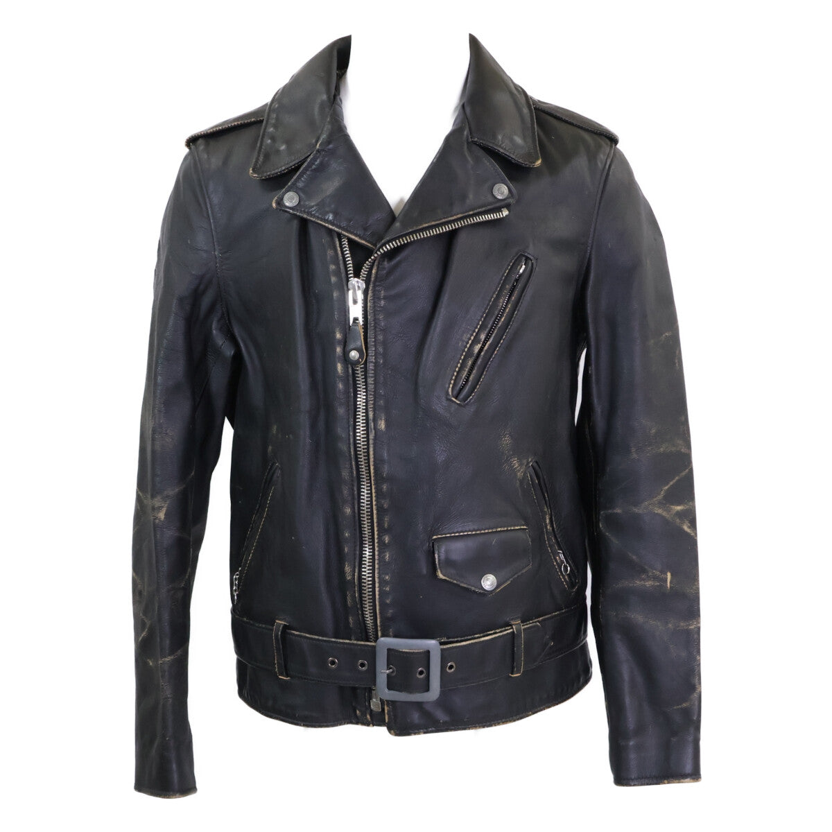 schott ショット 【美品/国内正規】No.7575 USA製 PERFECTO 70 VINTAGE RIDERS LEATHER JACKET ダブルライダースジャケット ジャケット