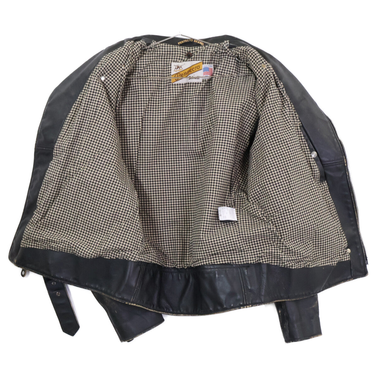 schott ショット 【美品/国内正規】No.7575 USA製 PERFECTO 70 VINTAGE RIDERS LEATHER JACKET ダブルライダースジャケット ジャケット