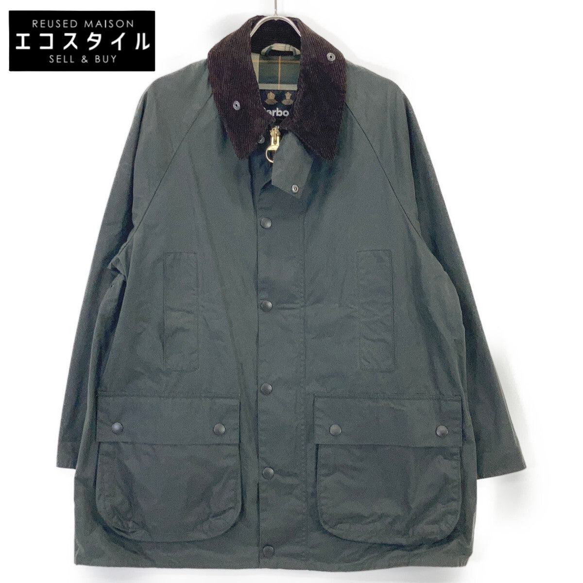 Barbour Barbour [Freaks store collaboration] 22AW 222MWX2172 Khaki Oiled Cotton OVER SIZE BEAUFORT Jacket