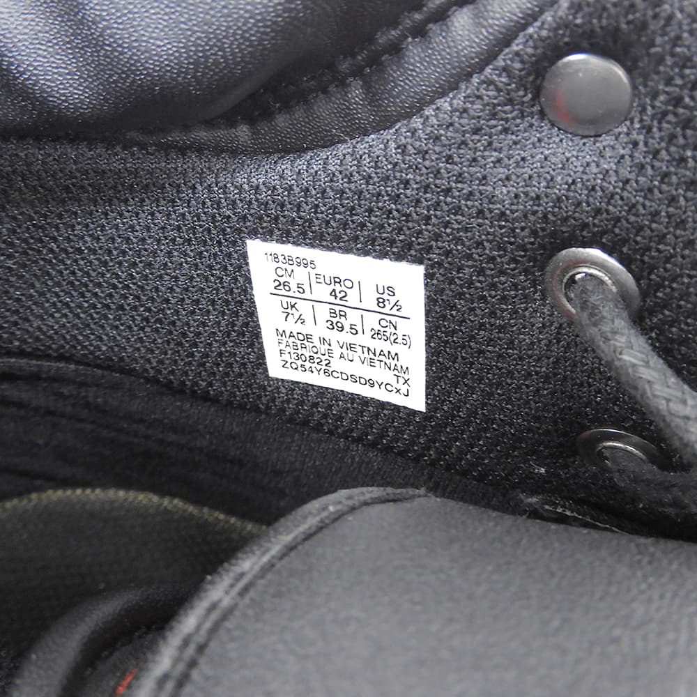 onitsuka tiger オニツカタイガー HMR PEAK GORE-TEX レースアップブーツ メンズ ブラック 26.5cm 1183B995 シューズ 8 1/2(US)