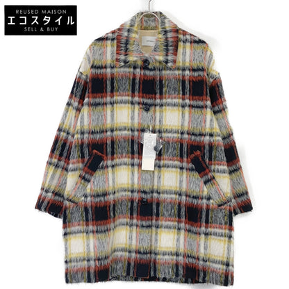JOHNBULL AH131 Black Shaggy Check Coat Coat F