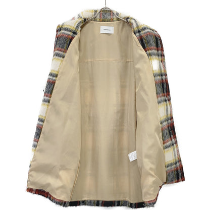 JOHNBULL AH131 Black Shaggy Check Coat Coat F