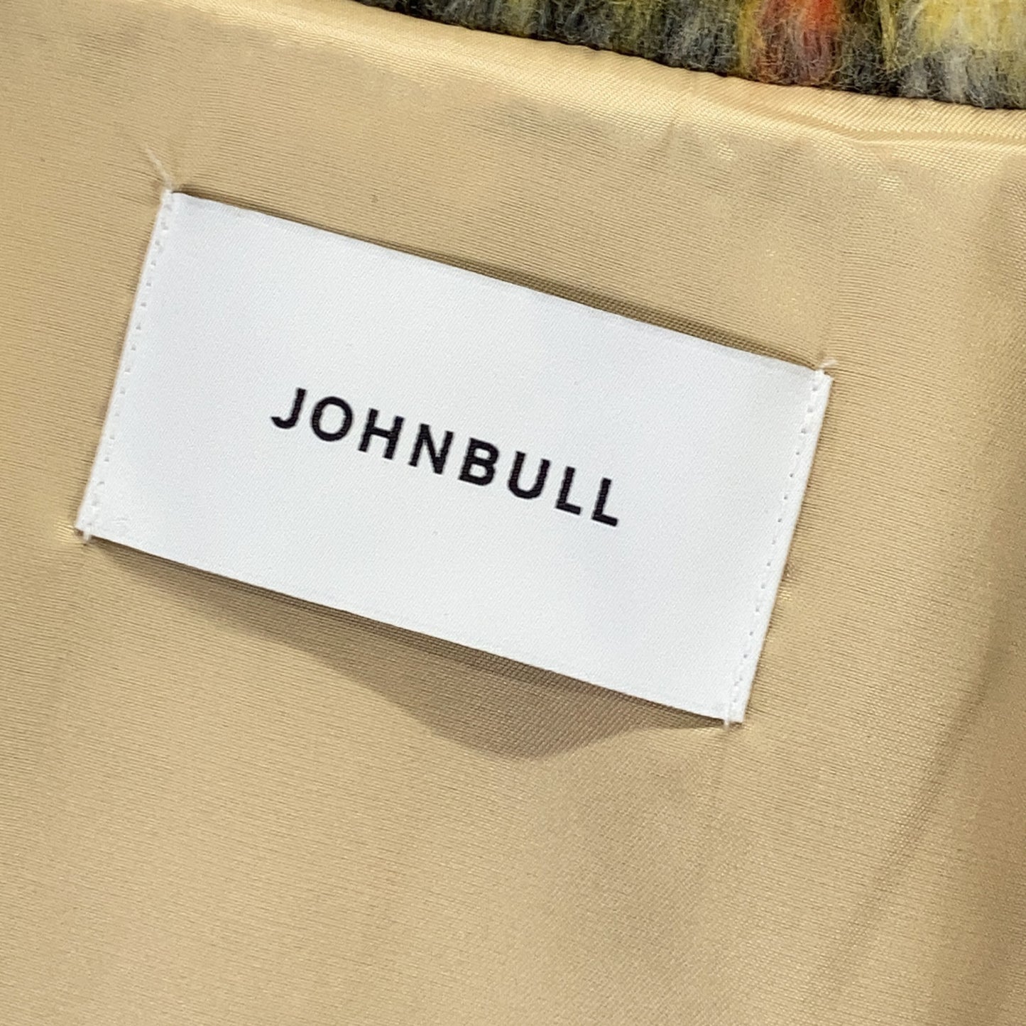 JOHNBULL AH131 Black Shaggy Check Coat Coat F