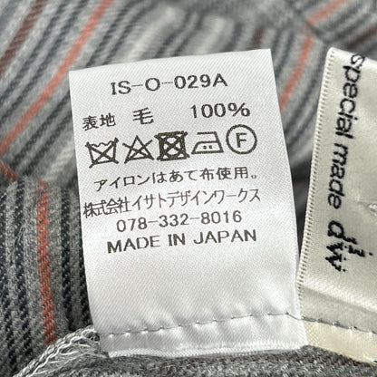 IS-O-029A ｸﾞﾚｰ ｽﾄﾗｲﾌﾟｼｬﾂﾜﾝﾋﾟｰｽ ワンピース F レディース