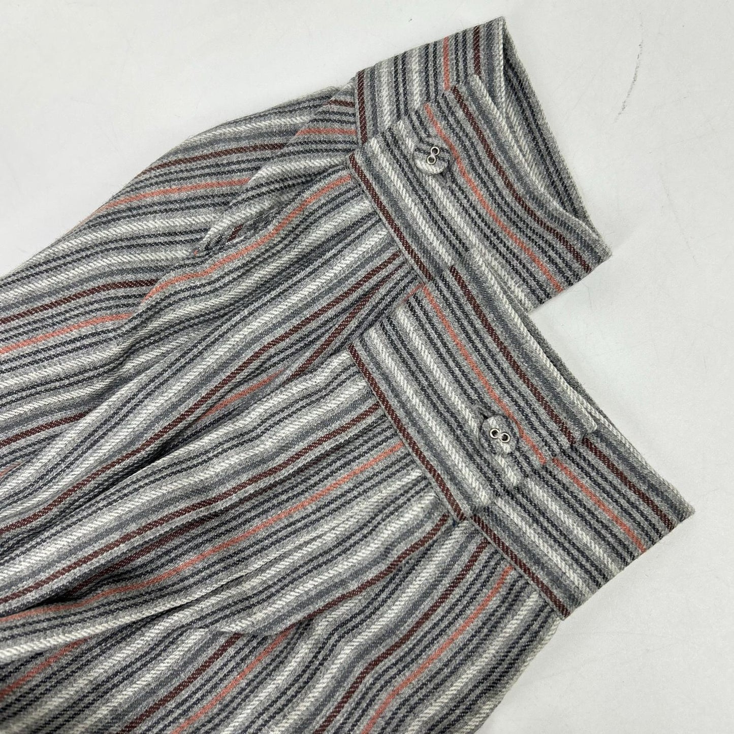 IS-O-029A ｸﾞﾚｰ ｽﾄﾗｲﾌﾟｼｬﾂﾜﾝﾋﾟｰｽ ワンピース F レディース