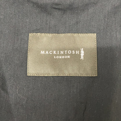 MACKINTOSH LONDON G5E12-149-09 Black Linen x Rayon Stretch Gilet Vest