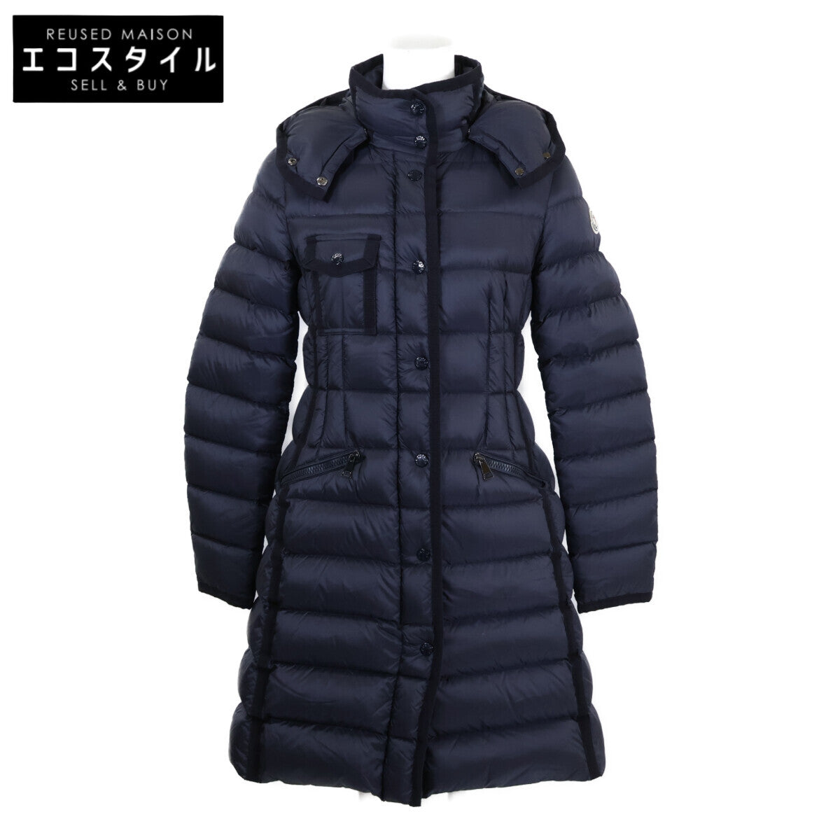【Excellent Condition】HERMINE Hooded Down Coat O Women's