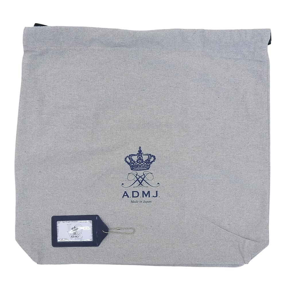 A.D.M.J. Accessoires De Mademoiselle ADMJ 新品同様 スネークレザー クリスタル ハンドバッグ フラップ付 レディース グレー ハンドバッグ