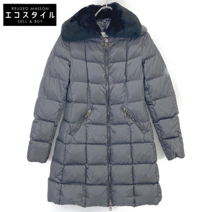 DAVIDIA Faux Fur Knit Collar Down Coat O Women's