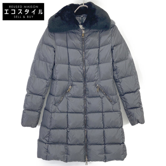 MONCLER モンクレール DAVIDIA ファー付き ニットカラー ダウン コート