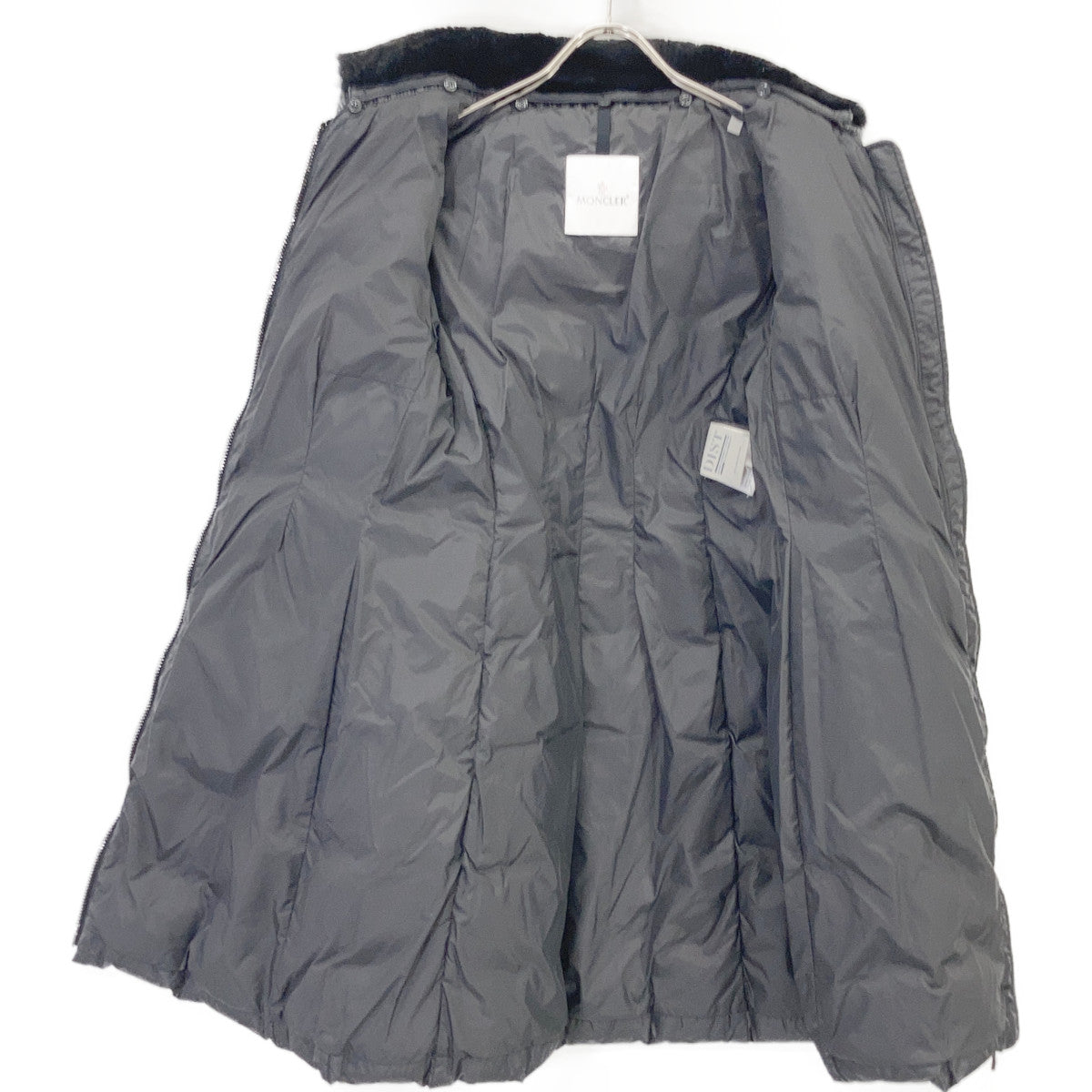 MONCLER モンクレール DAVIDIA ファー付き ニットカラー ダウン コート