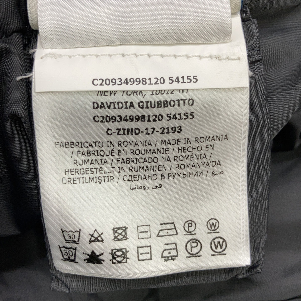 MONCLER モンクレール DAVIDIA ファー付き ニットカラー ダウン コート