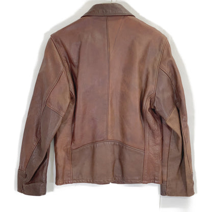 schott ショット Lot.634 USA製 ブラウン シングルレザートラッカージャケット ジャケット