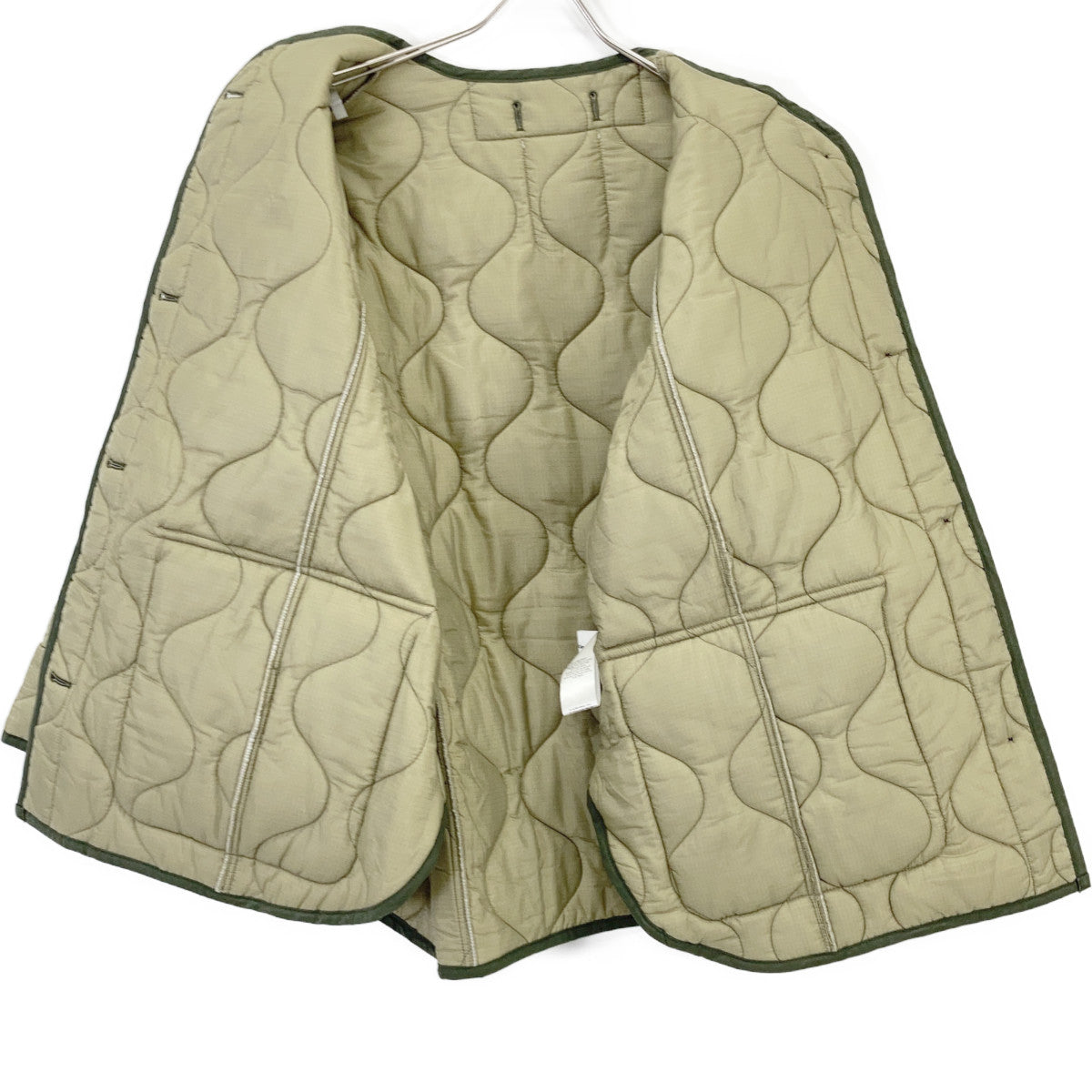 The Frankie Shop フランキーショップ カーキ Teddy Quilted Jacket/キルティングジャケット ジャケット