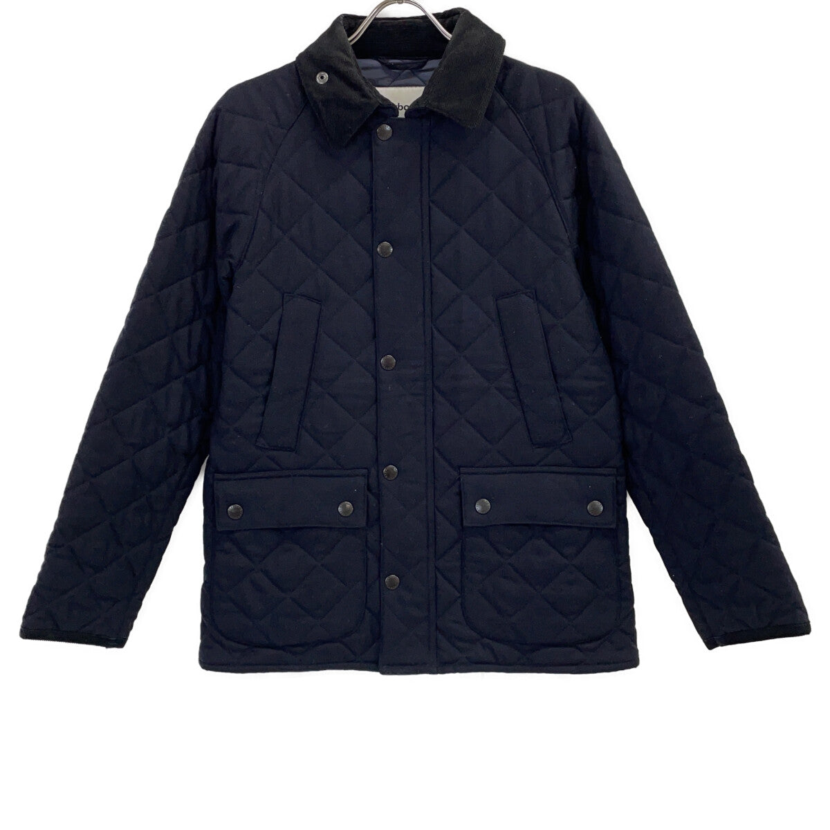 ×SHIPS 1802193 Dark Navy Wool Blend Modern Fit Bedale Quilted Jacket 36 Men's