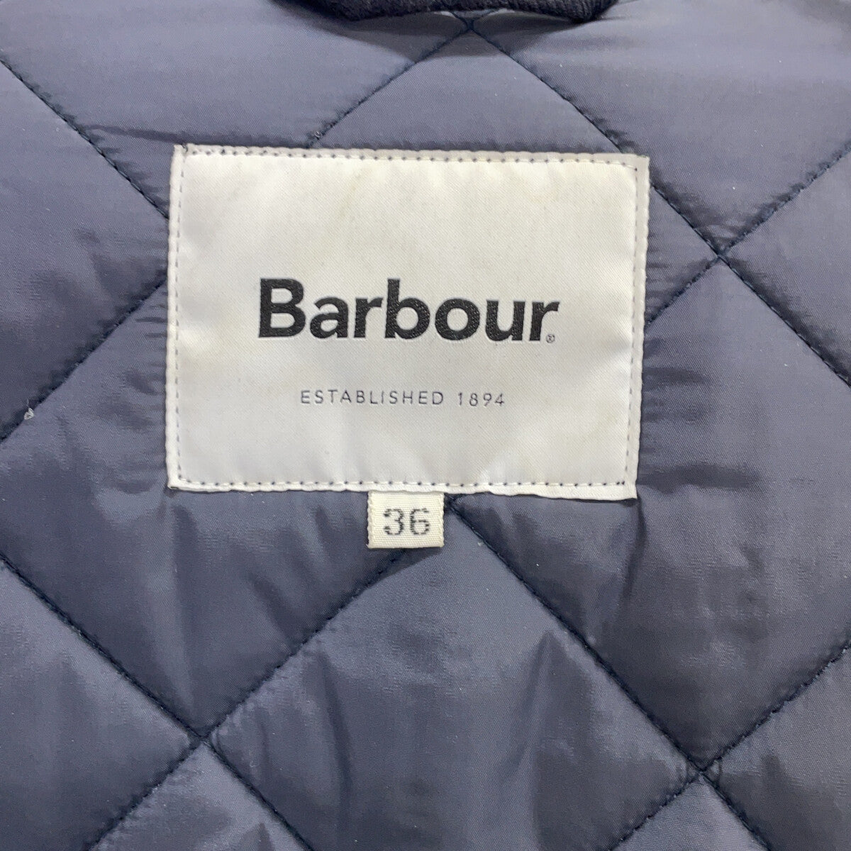Barbour x SHIPS 1802193 Dark Navy Wool Blend Modern Fit Bedale Quilted Jacket