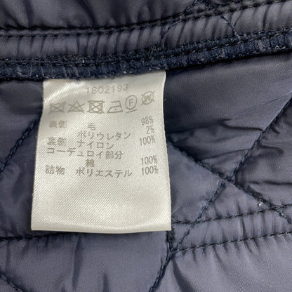 Barbour x SHIPS 1802193 Dark Navy Wool Blend Modern Fit Bedale Quilted Jacket