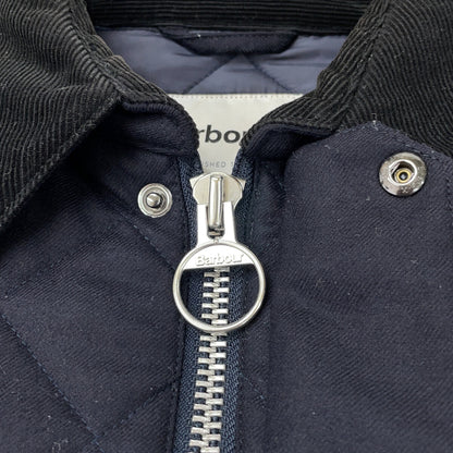 Barbour x SHIPS 1802193 Dark Navy Wool Blend Modern Fit Bedale Quilted Jacket