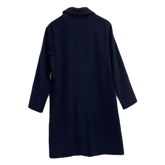 MACKINTOSH マッキントッシュ ネイビー ステンカラー ウールロングコート コート
