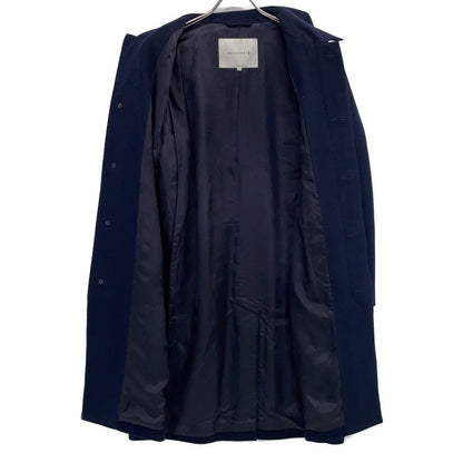 MACKINTOSH Mackintosh Navy Single Breasted Wool Long Coat