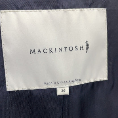 MACKINTOSH Mackintosh Navy Single Breasted Wool Long Coat
