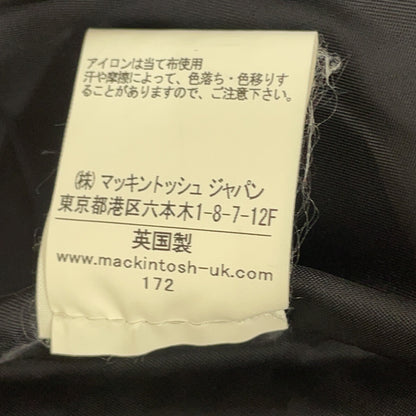 MACKINTOSH 麦金托什 海军蓝 翻领 羊毛长款大衣 大衣