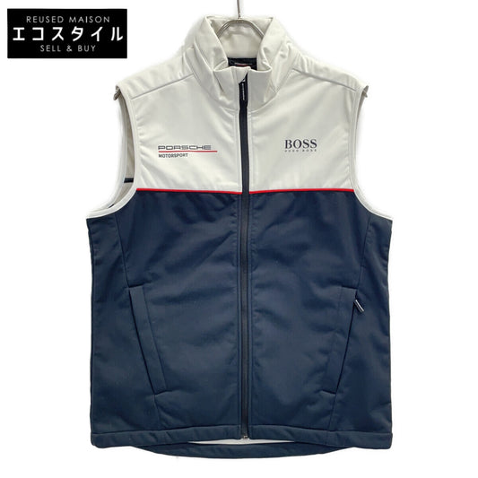 ×BOSS White×Black RP Team Gilet Motorsport Wear Vest S Men's