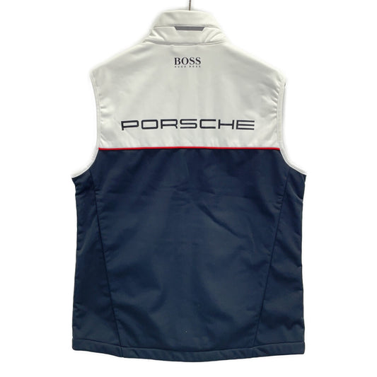 ×BOSS White×Black RP Team Gilet Motorsport Wear Vest S Men's