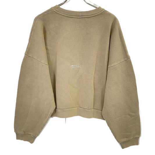 ACNE STUDIOS アクネ ストゥディオズ 25AW SWEA000017 ガーメントダイ ラバーロゴフリーススウェットシャツ トップス
