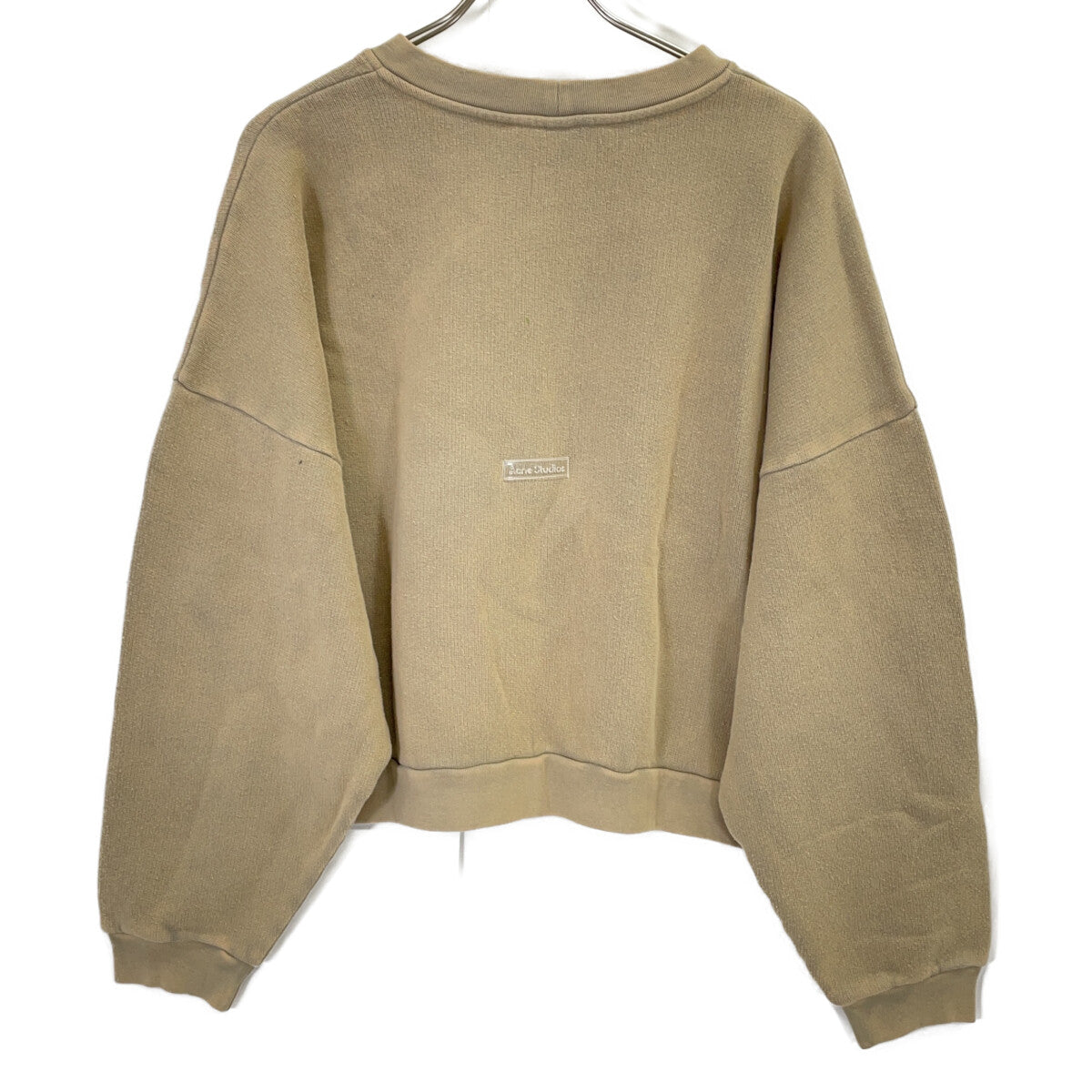 ACNE STUDIOS 25AW SWEA000017 成衣染色橡胶标志抓绒运动衫上衣