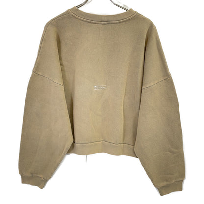 ACNE STUDIOS 25AW SWEA000017 成衣染色橡胶标志抓绒运动衫上衣