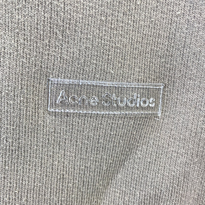 ACNE STUDIOS 25AW SWEA000017 成衣染色橡胶标志抓绒运动衫上衣