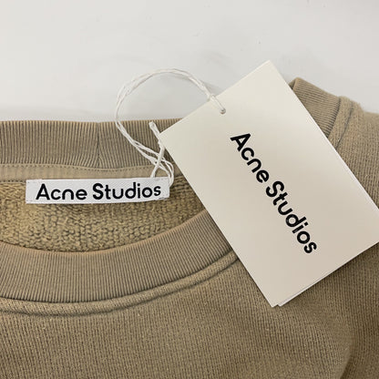 ACNE STUDIOS 25AW SWEA000017 成衣染色橡胶标志抓绒运动衫上衣